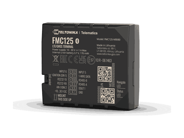 Teltonika FMC125 — GPS-трекер 4G LTE Cat 1