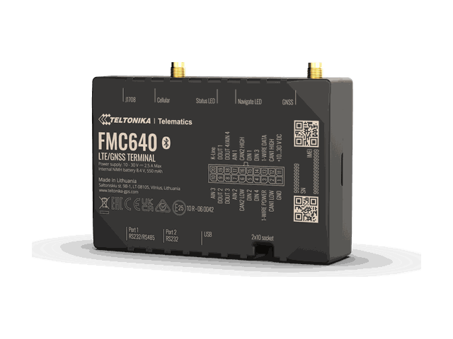 Teltonika FMC640 — GPS-трекер 4G LTE Cat 1