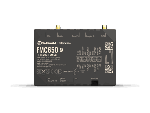 Teltonika FMC650 — GPS-трекер 4G LTE Cat 1