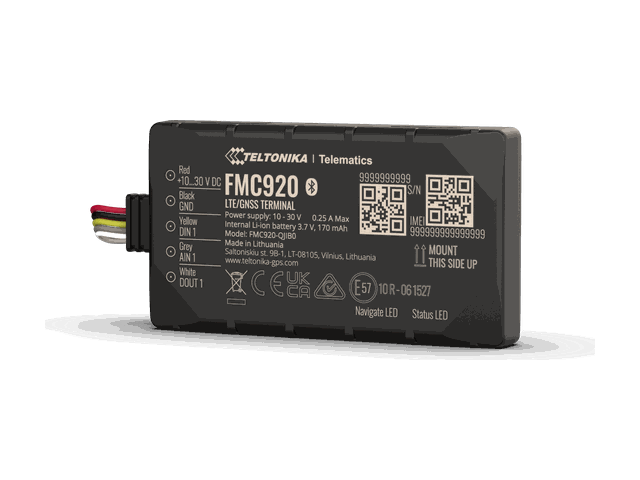 Teltonika FMC920 — 4G LTE Cat 1 GPS tracker