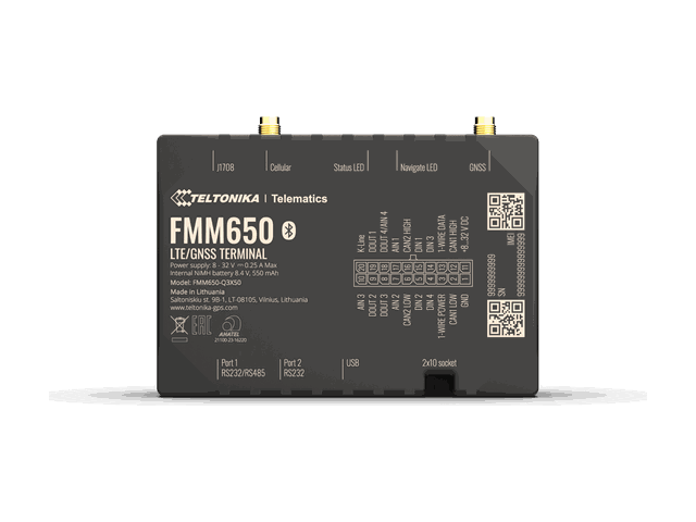 Teltonika FMM650 — GPS-трекер LTE Cat M1 / NB-IoT
